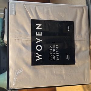 Malouf Woven Brushed Microfiber Full Sheet Set 4 piece Set NEW